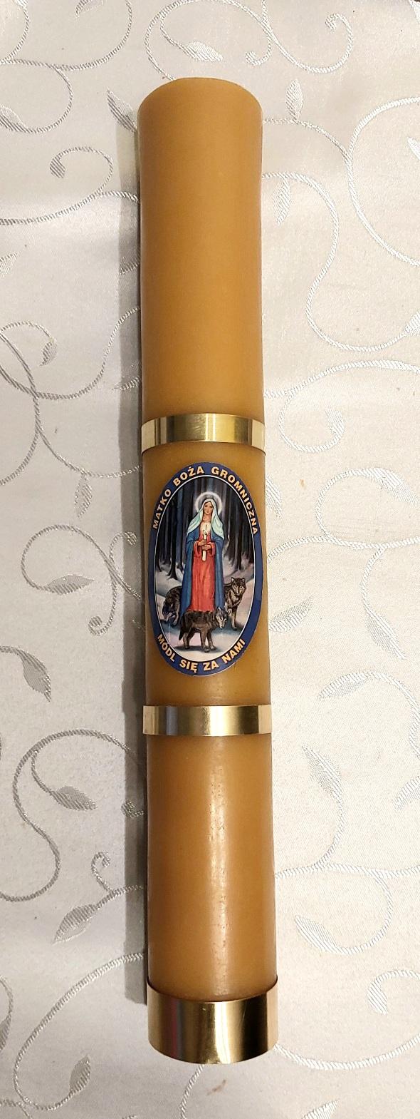 Gromnica z wosku pszczelego 