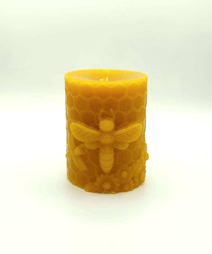Świeca z wosku pszczelego Pszczółka 2